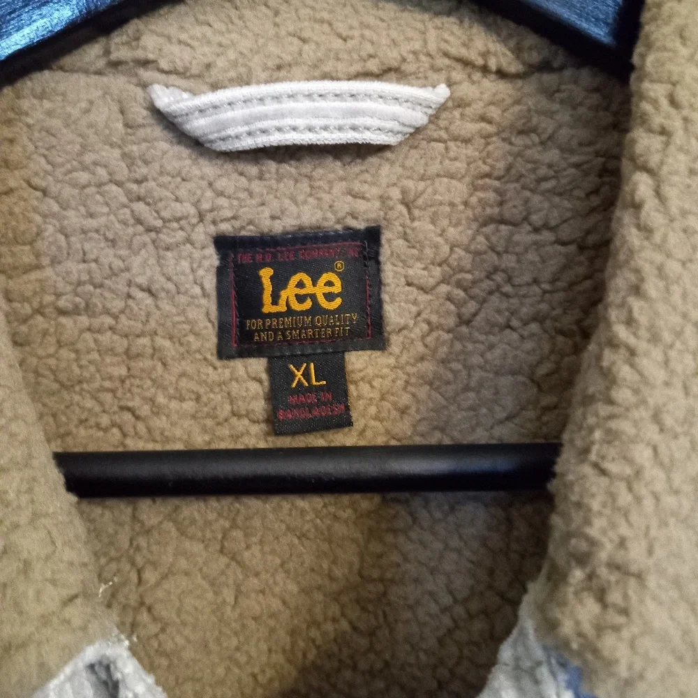 Lee- Men's- Legendary Sherpa Lined Trucker Jacket- SZXL Colour Salina Stone NWT - Picture 5 of 9